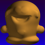 inflated cat