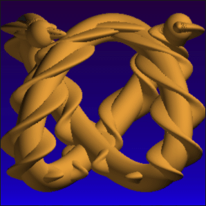sweep by a flying and rotating solid
