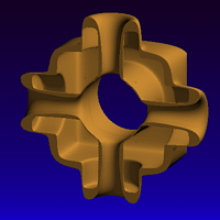 Thin shell of a solid